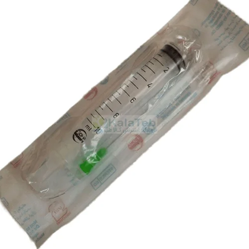 سرنگ 10 سی سی با سر سوزن سها